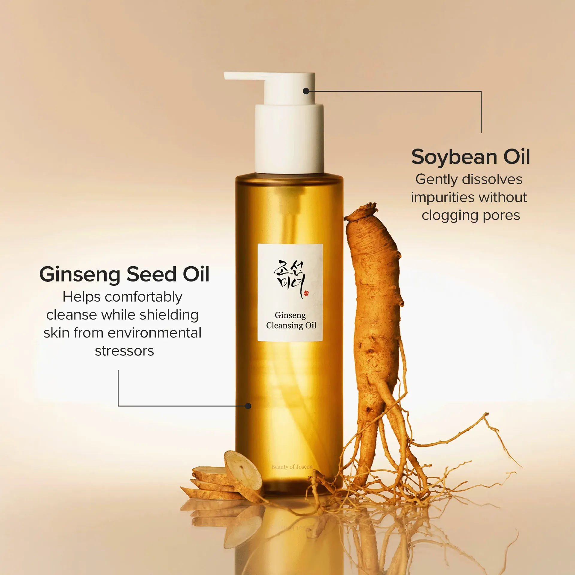 Beauty of Joseon - Ginseng Cleansing Oil 210ml