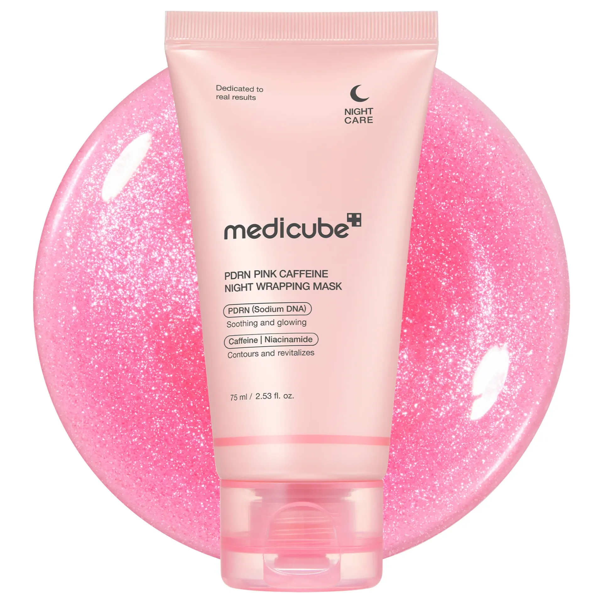 medicube - PDRN Pink Caffeine Overnight Wrapping Mask 75 ml