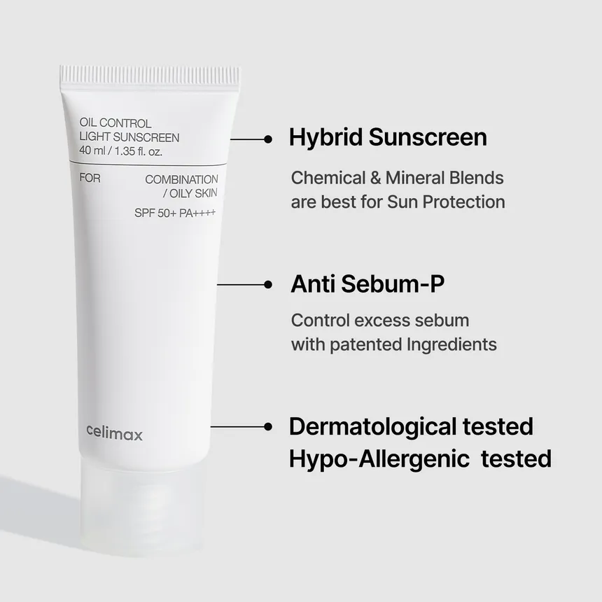 celimax - Light Sunscreen for Oil Control 40 mL
