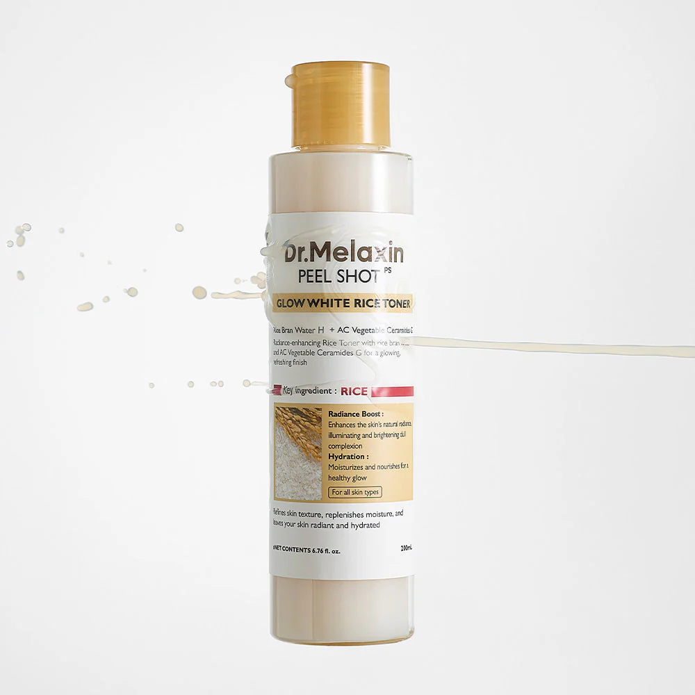 Dr.Melaxin - Peel Shot Glow White Rice Toner 200ml
